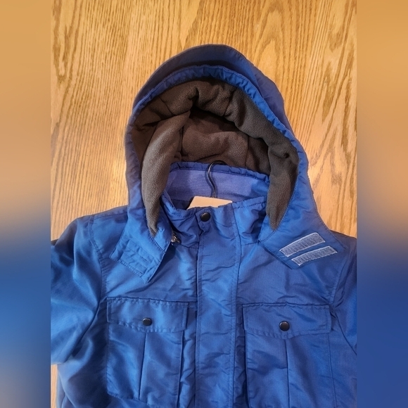 Abercrombie & Fitch Coat Jacket Mens Size Medium Blue Warm Winter - Picture 14 of 15